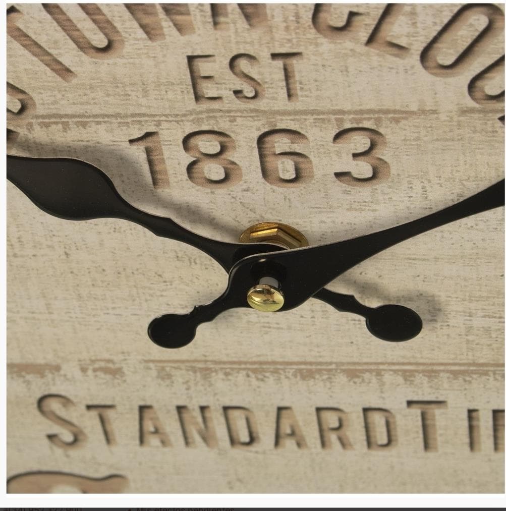 Foto 2 Reloj de pared madera, 60cms.