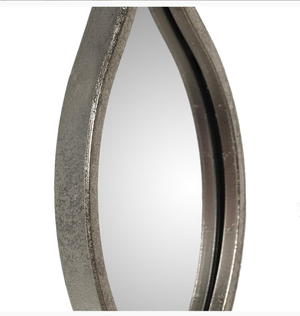 Foto 2 Adorno 5 ESPEJOS metal plata, 146 cm.