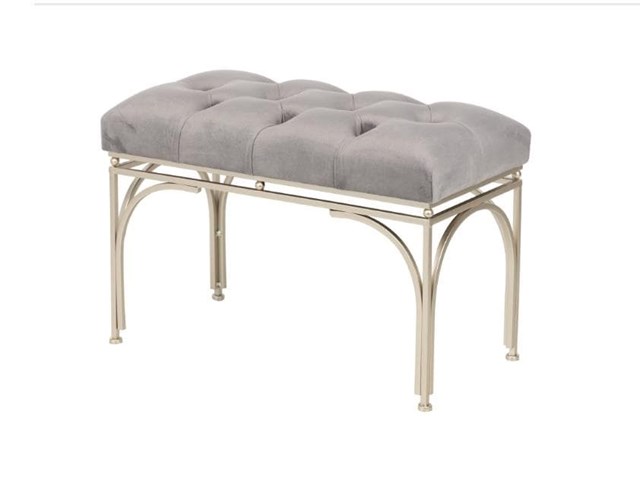 Banco VELVET taupe, 80cms.
