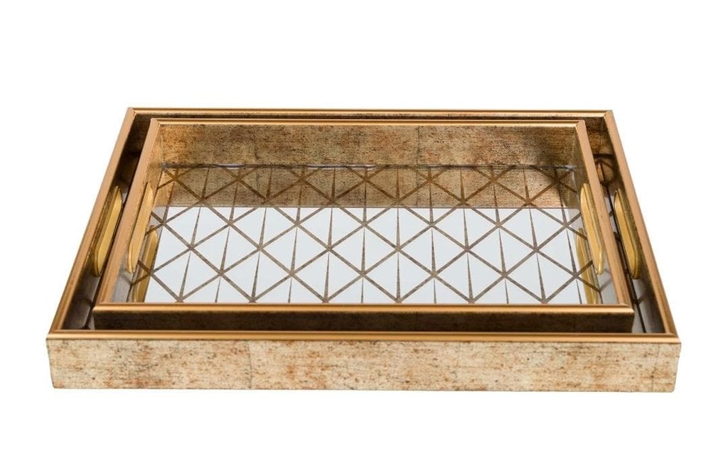 Foto 3 Bandeja ESPEJO ORO.