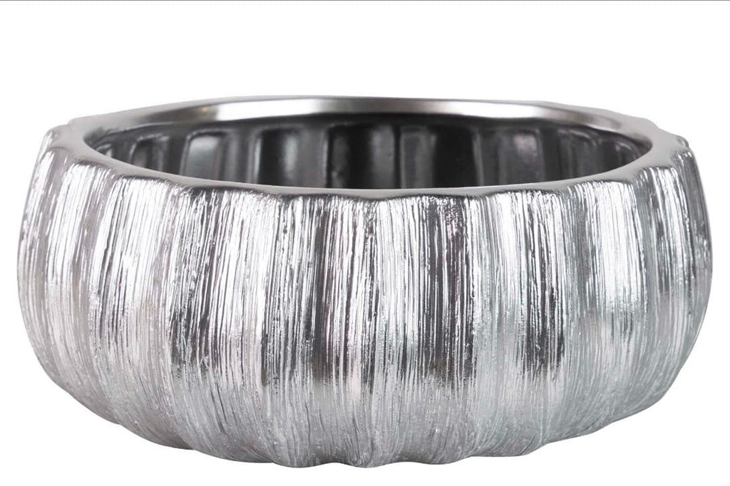 Foto 1 CENTRO DE CERÁMICA PLATA, 32cms.