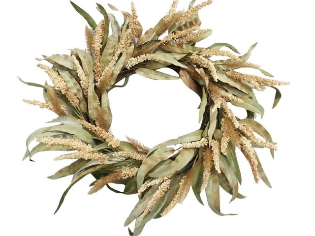 Corona floral, 56cms.