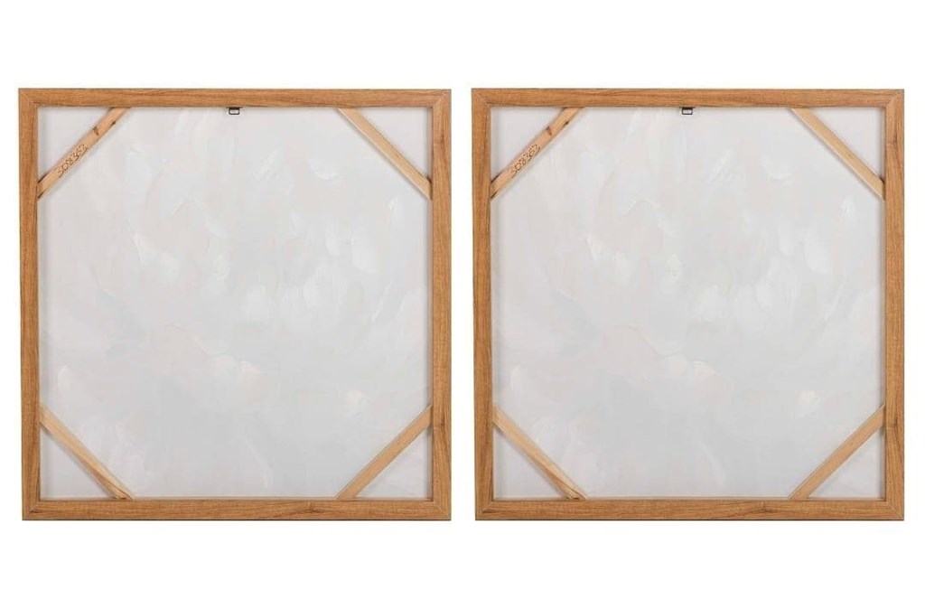 Foto 5 Cuadros  FLORES ABSTRACTAS, 80x80