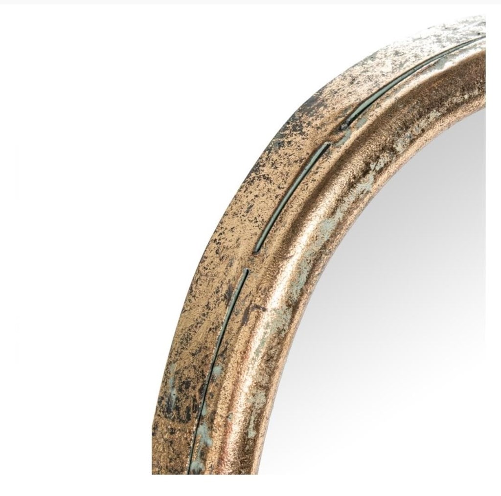 Foto 6 Espejo de metal DORADO, 110x45.