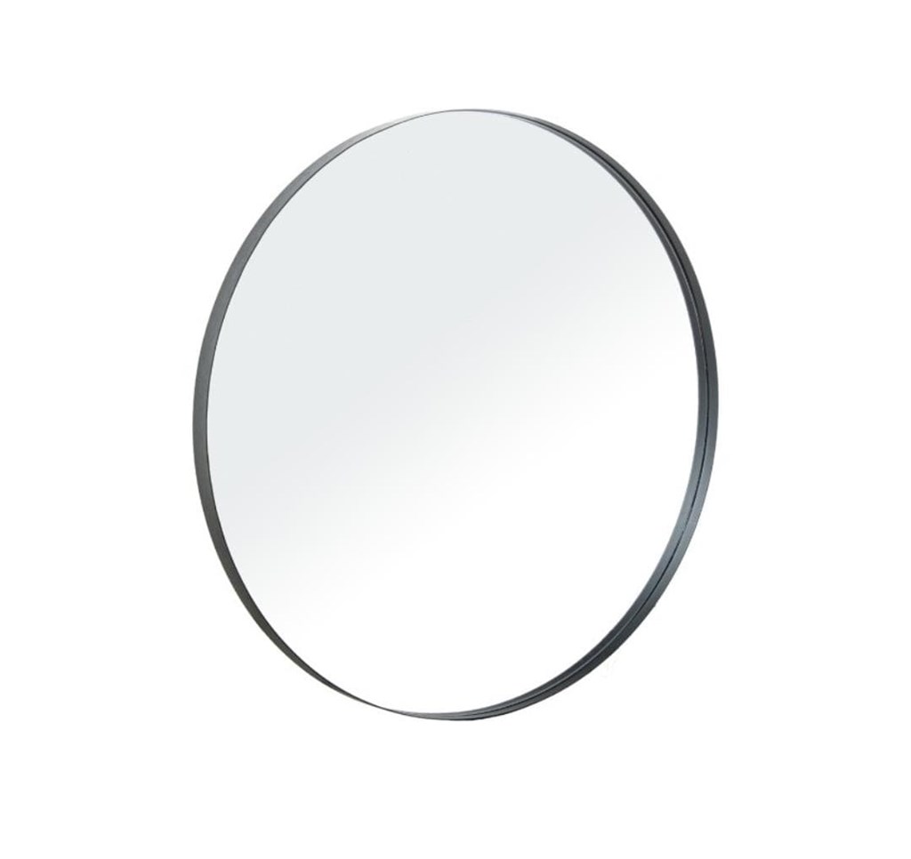 Foto 2 Espejo de metal NEGRO, 80cms.