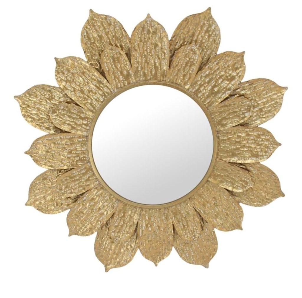 Foto 1 ESPEJO FLOR ORO/BLANCO, 117cms.