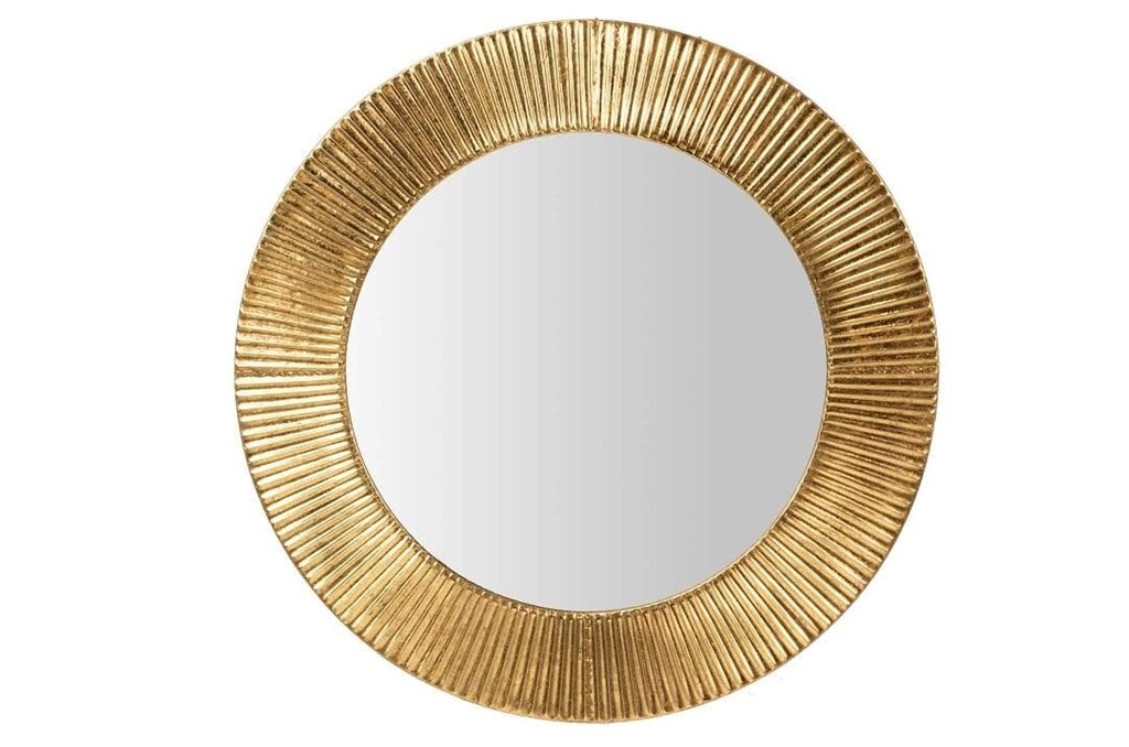 Foto 1 ESPEJO METAL DORADO,  80d.