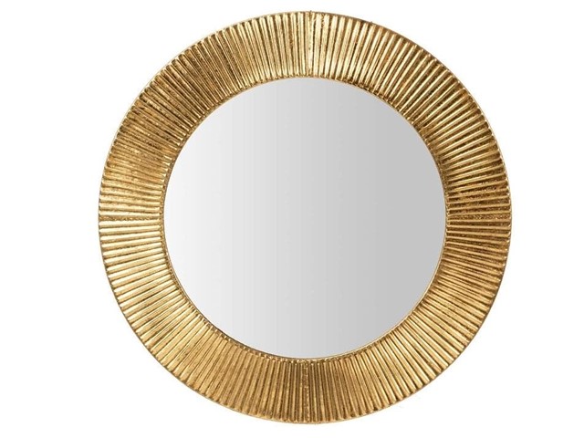 ESPEJO METAL DORADO,  80d.