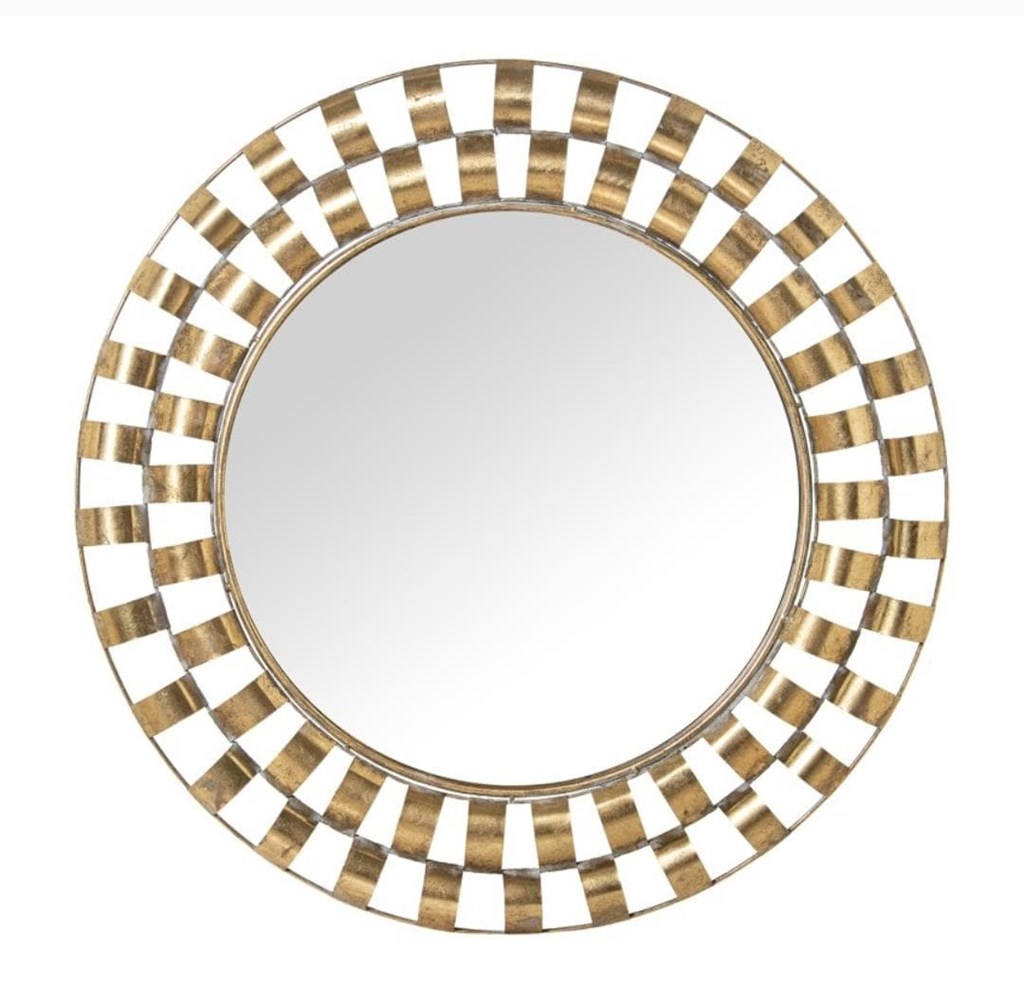 Foto 1 Espejo metal dorado, 90cm