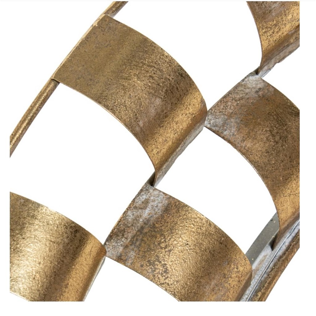 Foto 2 Espejo metal dorado, 90cm