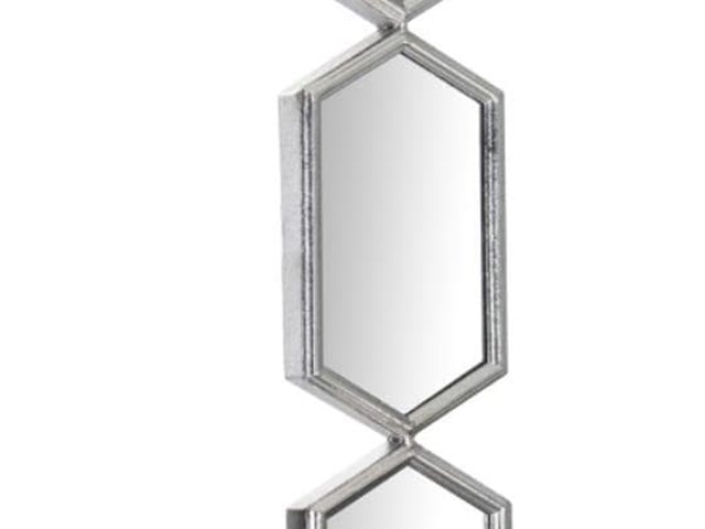 ESPEJO METAL PLATEADO