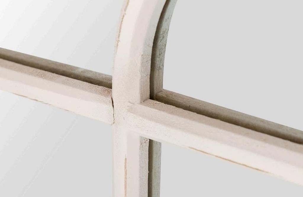 Foto 4 ESPEJO VENTANA BLANCO ROZADO ORO, 140 cm.