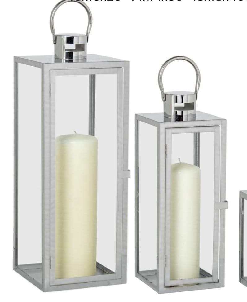 Foto 5 FAROL METAL CROMADO, 39cms.