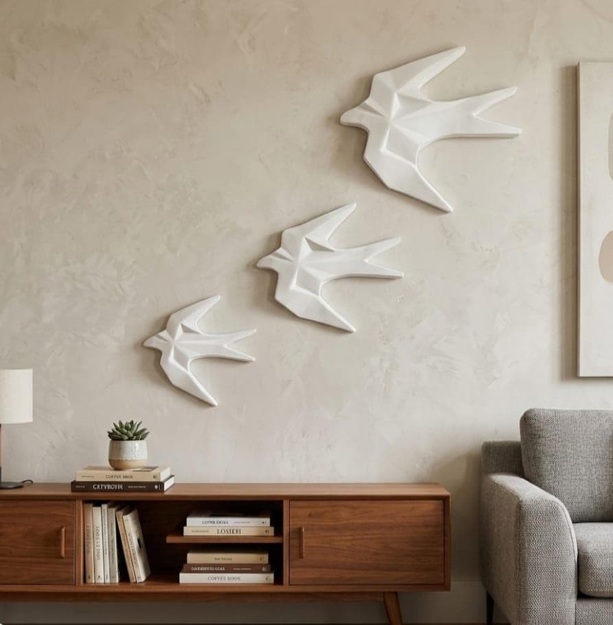 Foto 1 GOLONDRINAS BLANCAS, 37cm.