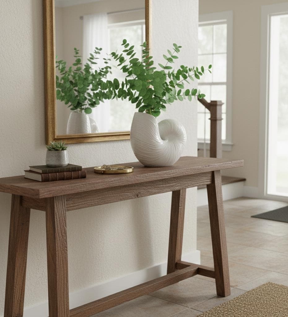 Foto 3 Jarrón cerámica CONCHA BLANCA, 27cm.