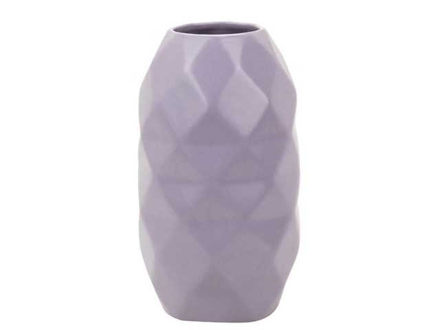 Jarrón cerámica MORADO CLARO, 30CM.