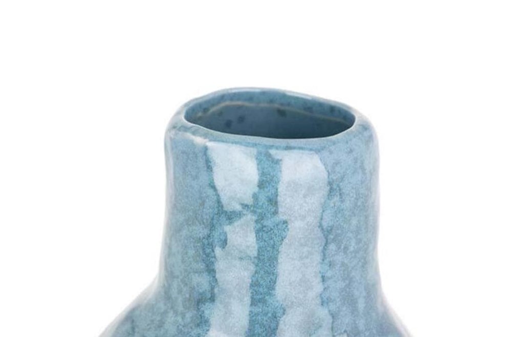 Foto 3 Jarrón de cerámica AZUL, 38cm.