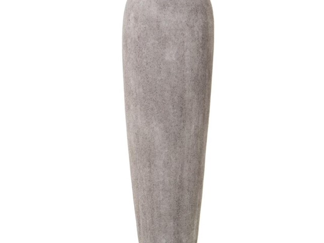 Jarrón de CERÁMICA GRIS, 80 cm.