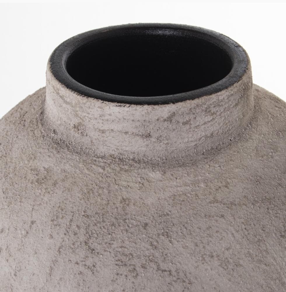 Foto 2 Jarrón de CERÁMICA GRIS, 80 cm.
