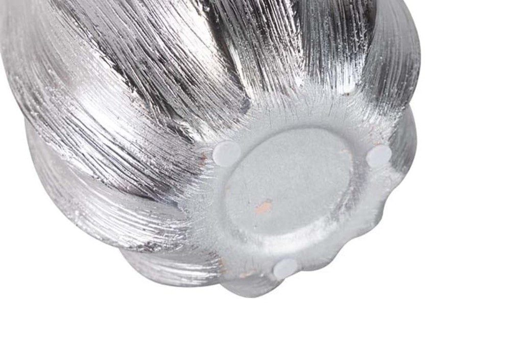 Foto 3 JARRÓN DE CERÁMICA PLATA, 26cms.