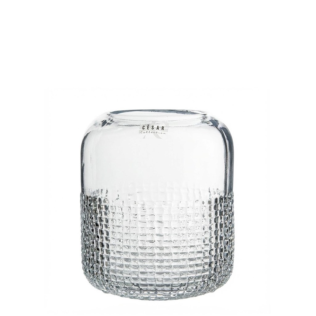 Foto 3 Jarrón de CRISTAL ESTRIADO, 18cms.