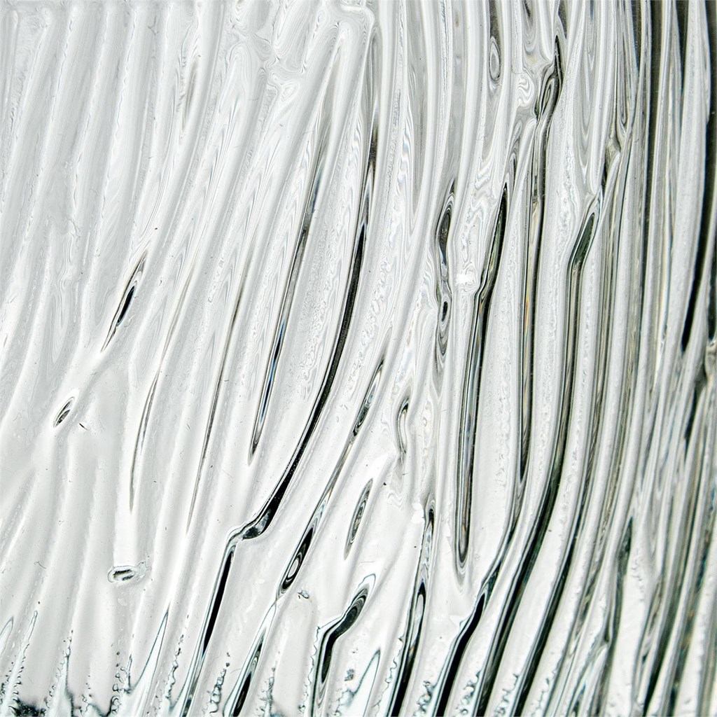 Foto 3 Jarrón de CRISTAL ESTRIADO, 19cms.