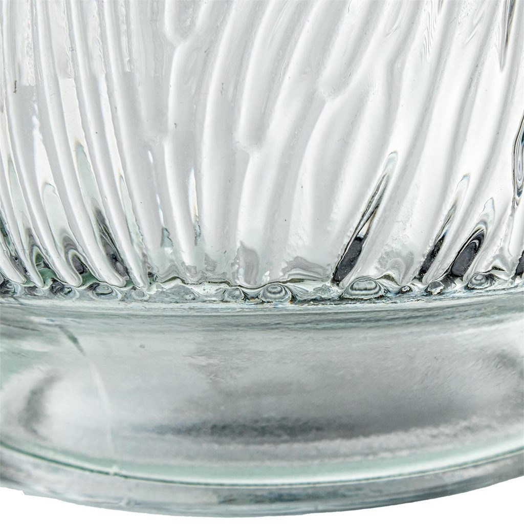 Foto 4 Jarrón de CRISTAL ESTRIADO, 19cms.