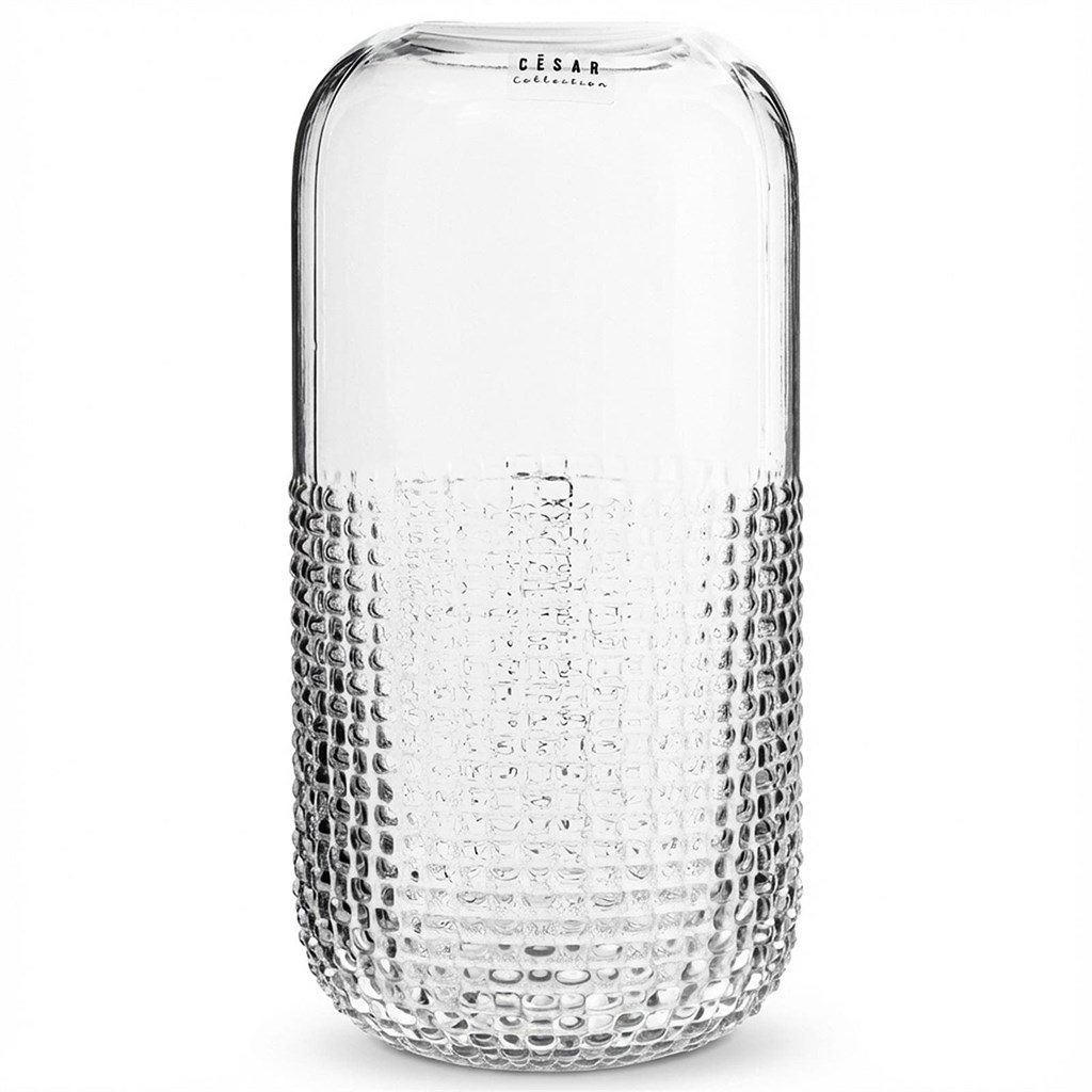 Foto 3 Jarrón de CRISTAL ESTRIADO, 30cms.