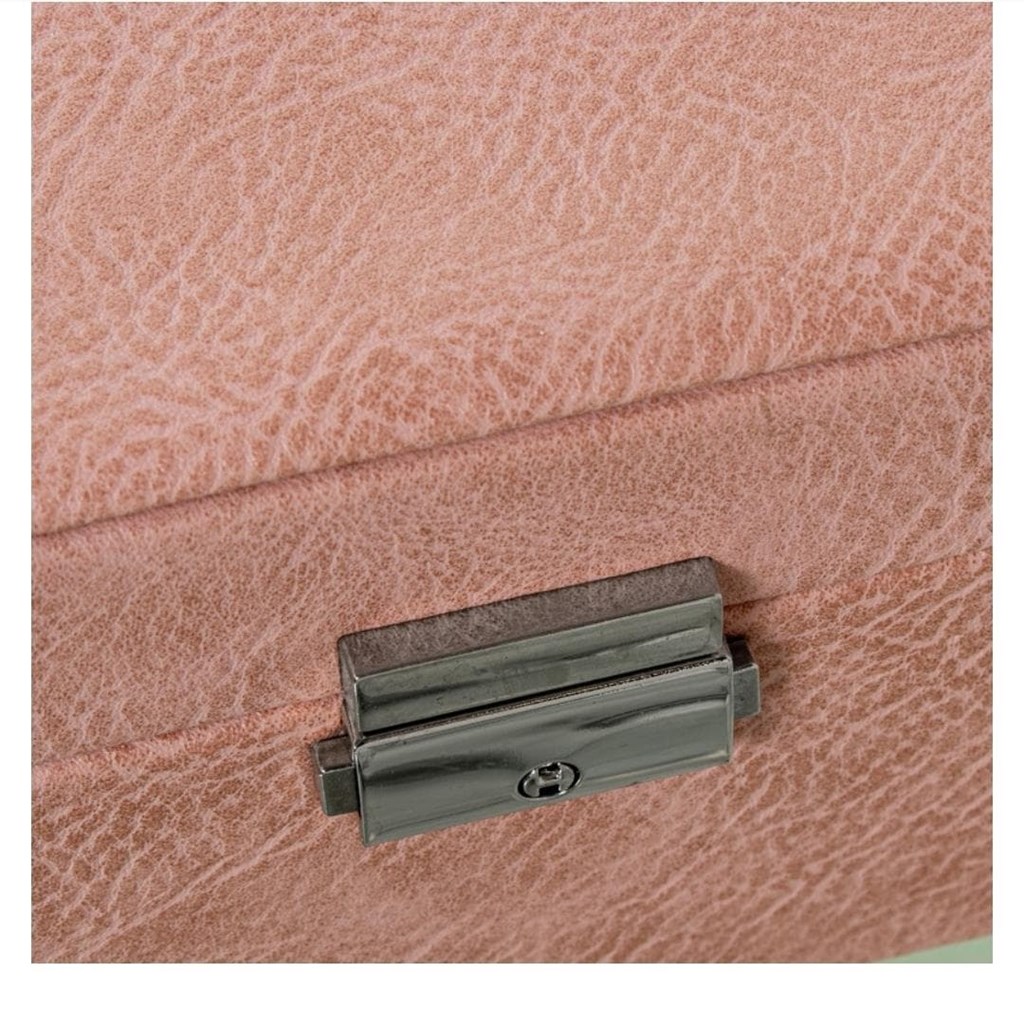 Foto 4 Joyero polipiel rosa c/ espejo