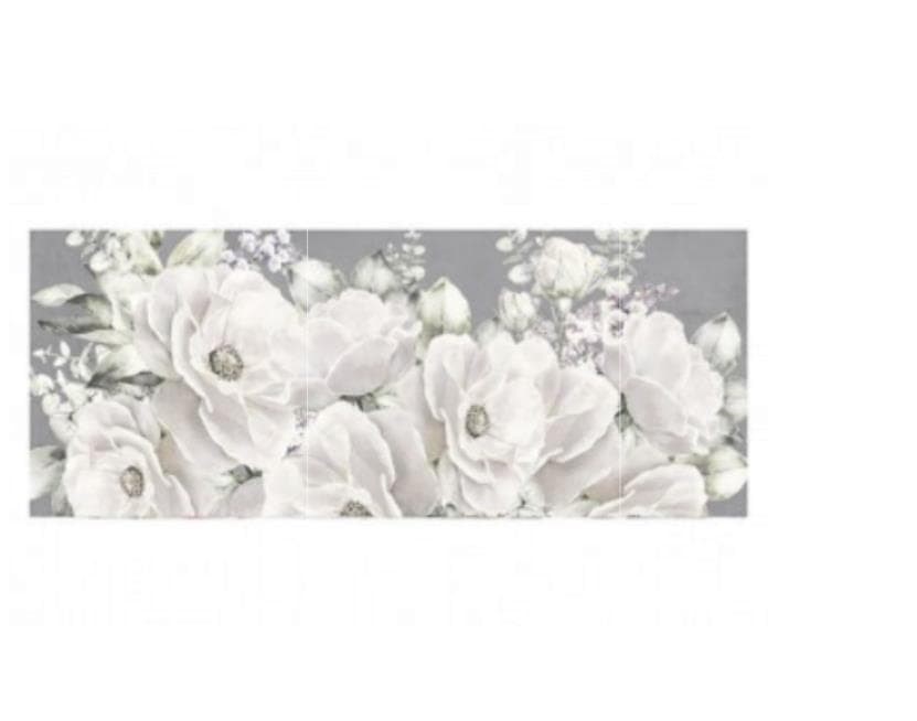 Foto 4 Lienzo cabecero FLORES, de 150 x 60
