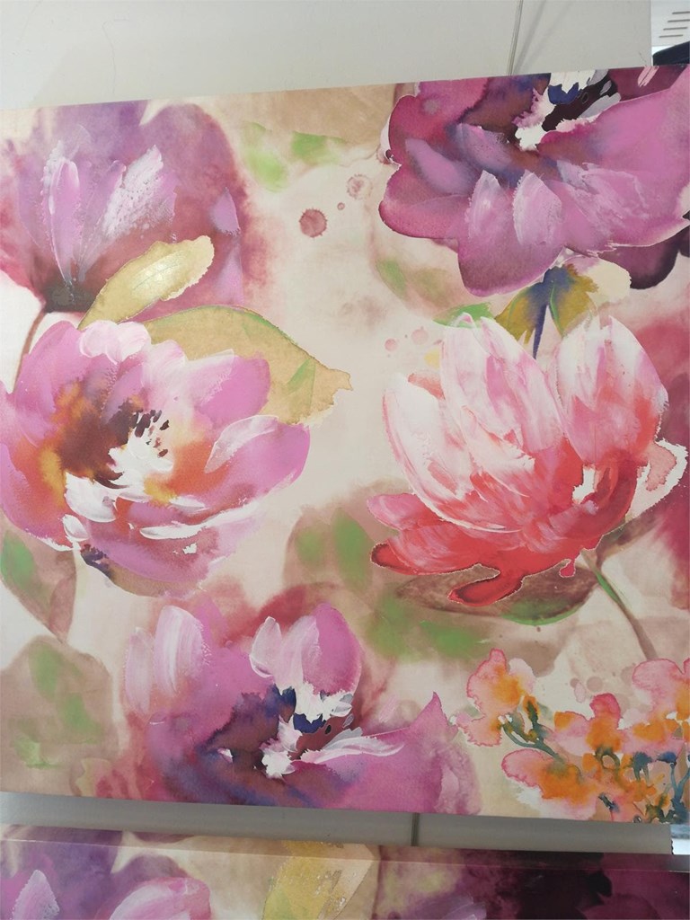 Foto 3 Lienzos FLORES MALVAS, 60x60.