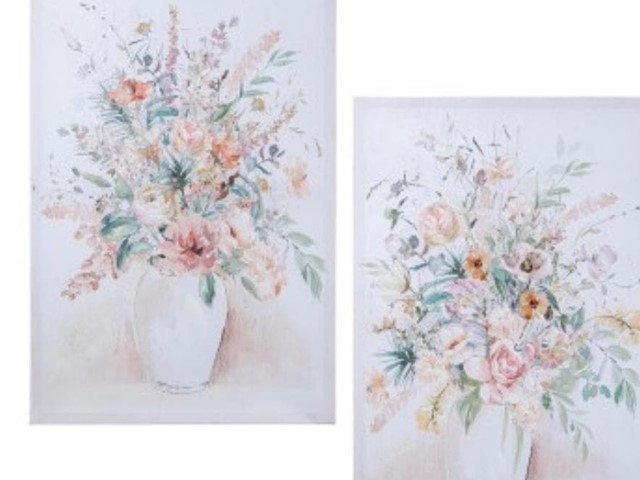 Lienzos JARRONES CON FLORES, 60x90cms.