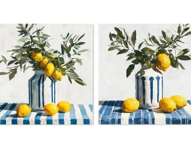 Lienzos LIMONES, 60x60.