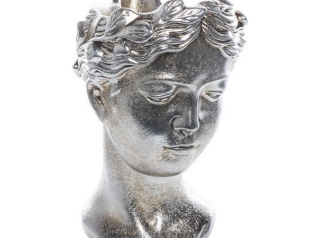 Maceta BUSTO de MUJER GRIEGA.