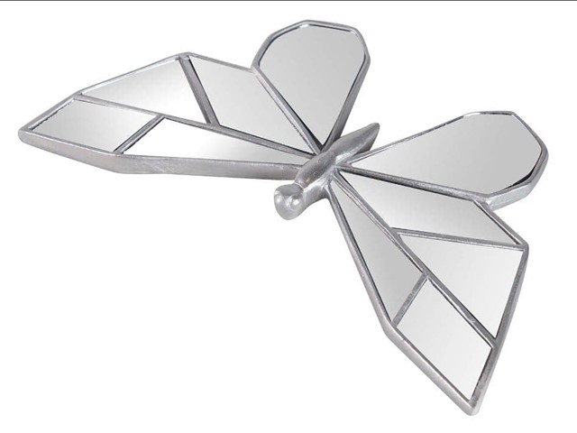 MARIPOSA  plata, 27cm.