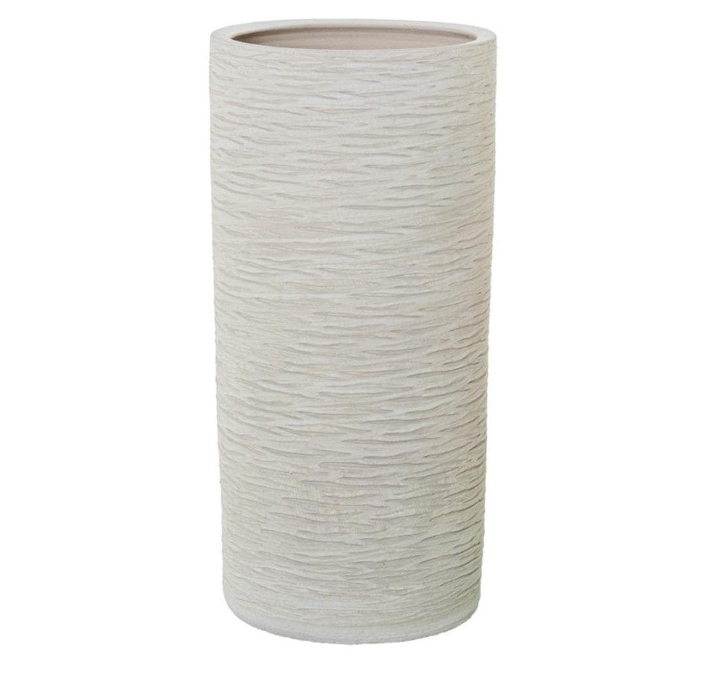 Foto 2 Paragüero de cerámica BLANCO MATE, 48cm.