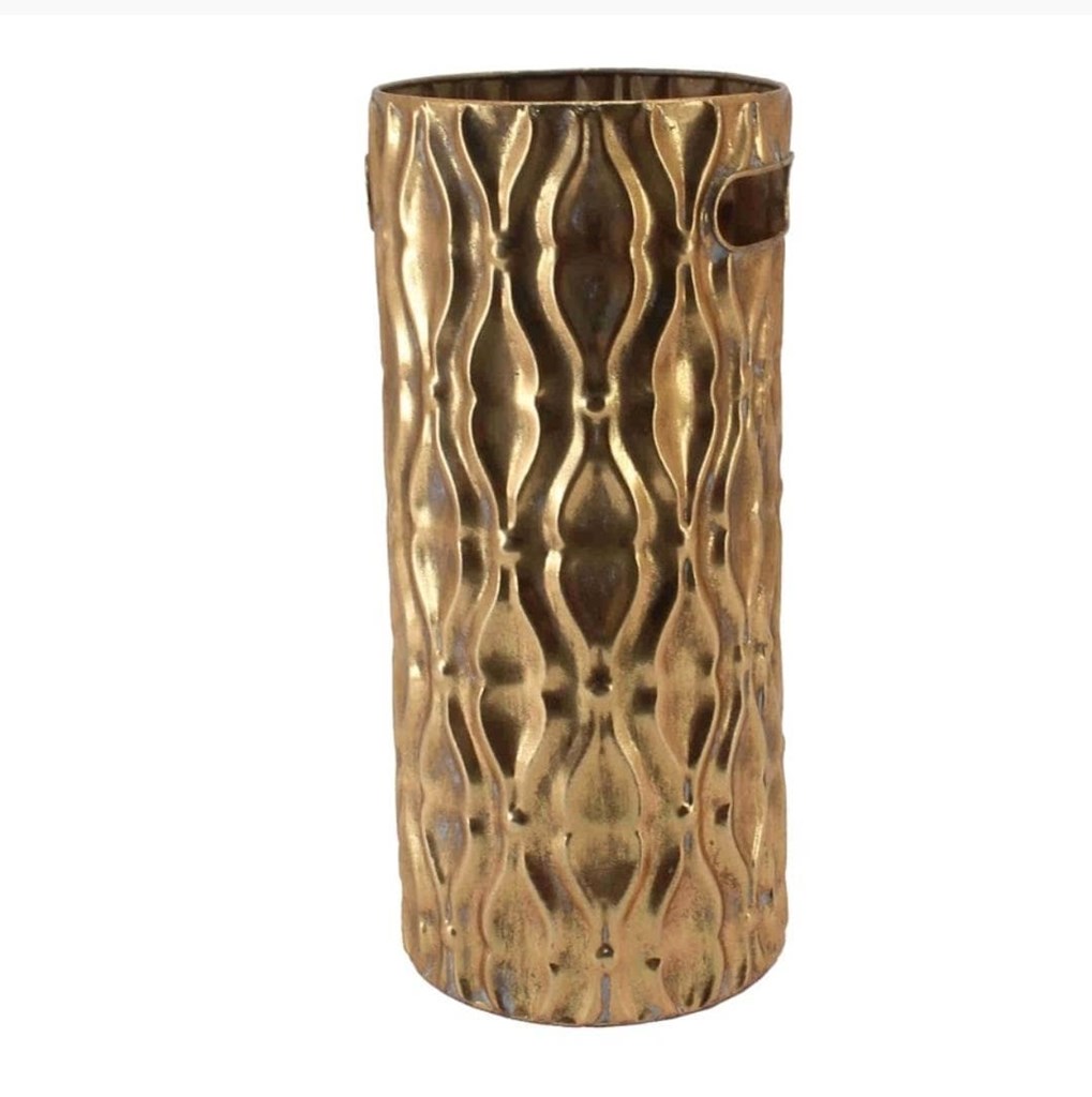 Foto 1 Paragüero de metal DORADO.