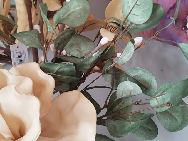 RAMA MULTIHOJITAS VERDE, 80cms.