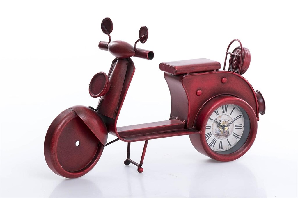 Foto 1 Reloj -  moto metal roja.